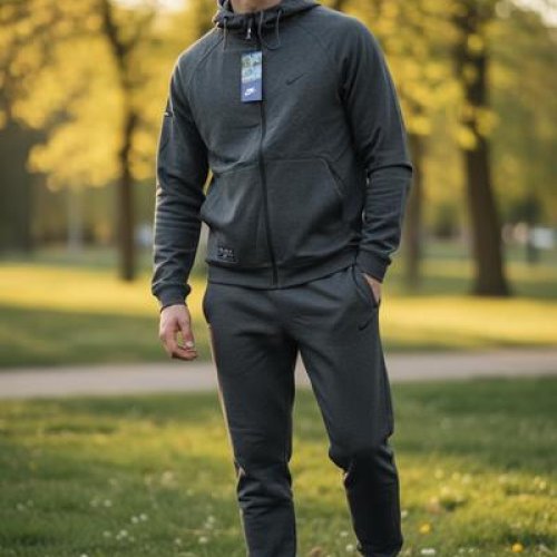 Костюм спорт Hai (M-3XL) H1309 grey (деми) Hai H1309 grey