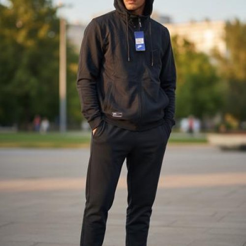 Костюм спорт Hai (M-3XL) H1310 black (деми) Hai H1310 black