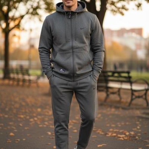 Костюм спорт Hai (M-3XL) H1312 grey (деми) Hai H1312 grey