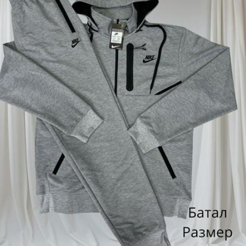 Костюм спорт Hai (4XL-8XL) H1320 grey (деми) Hai H1320 grey