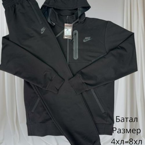 Костюм спорт Hai (4XL-8XL) H1328 black (деми) Hai H1328 black