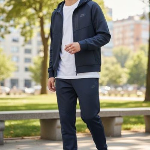 Костюм спорт Hai (M-3XL) H1336 navy (деми) Hai H1336 navy
