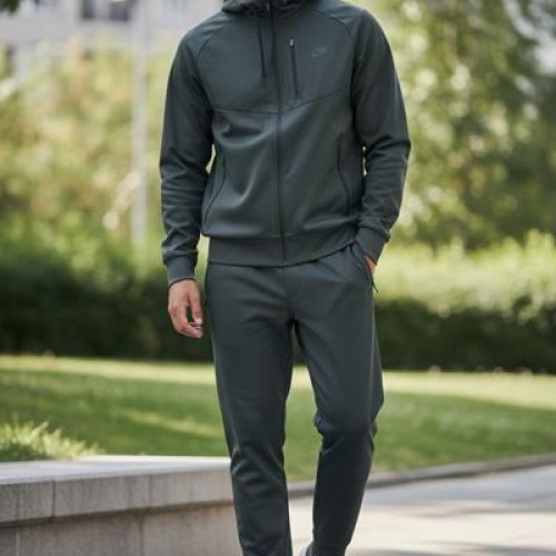 Костюм спорт Hai (M-3XL) H1337 grey (деми) Hai H1337 grey