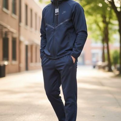 Костюм спорт Hai (M-3XL) H1342 navy (деми) Hai H1342 navy