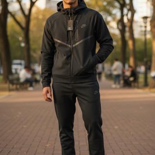 Костюм спорт Hai (M-3XL) H1344 black (деми) Hai H1344 black