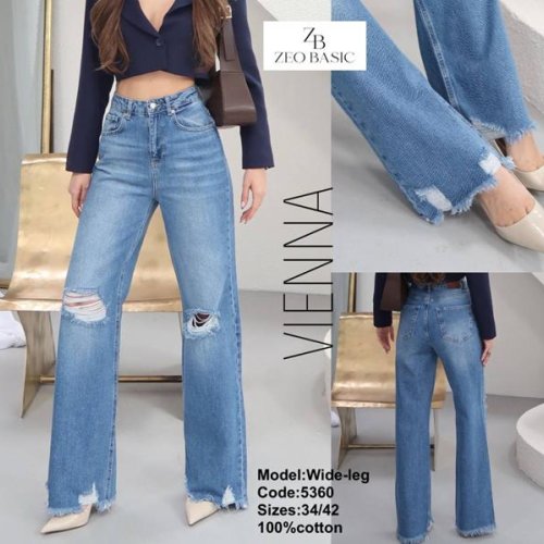 Джинсы Jeans Style (34-42) 5360 l.blue (деми) Jeans Style 5360 l.blue