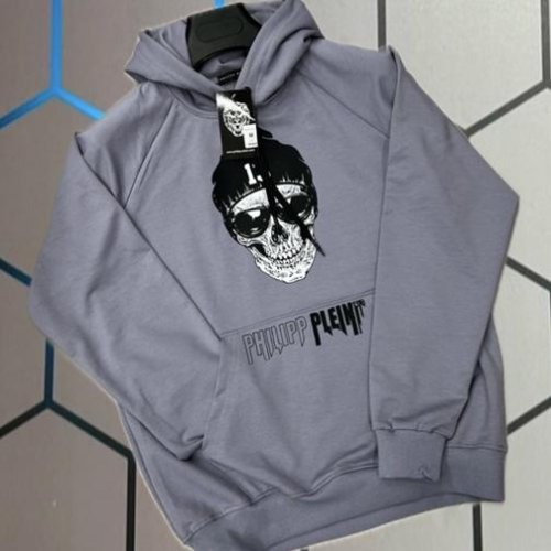 Худи Alex Clothes (S-2XL) 14045 grey (деми) Alex Clothes 14045 grey