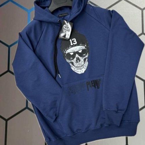 Худи Alex Clothes (S-2XL) 14046 blue (деми) Alex Clothes 14046 blue