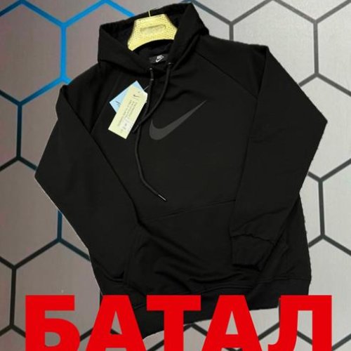 Худи Alex Clothes (2XL-6XL) 14051 black (деми) Alex Clothes 14051 black