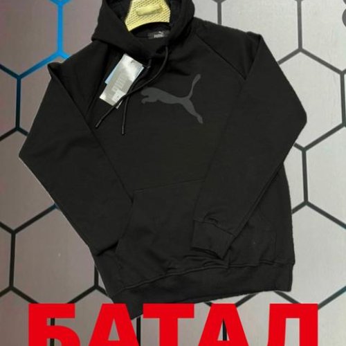 Худи Alex Clothes (2XL-6XL) 14053 black (деми) Alex Clothes 14053 black