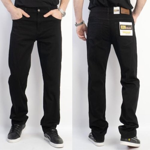 Джинсы Basanjiu (34-44) 028-14-12 black (деми) Basanjiu 028-14-12 black