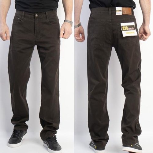 Джинсы Basanjiu (32-40) 028-19-10 brown (деми) Basanjiu 028-19-10 brown