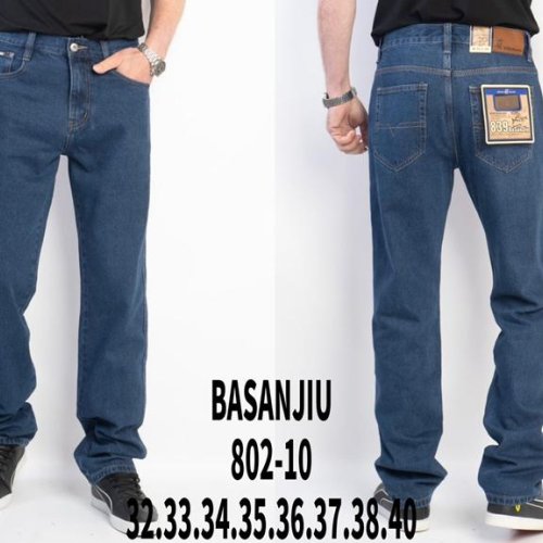 Джинсы Basanjiu (32-40) 802-10 blue (деми) Basanjiu 802-10 blue