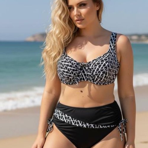 Купальник DFK (48-56) 56241 black (лето) DFK 56241 black