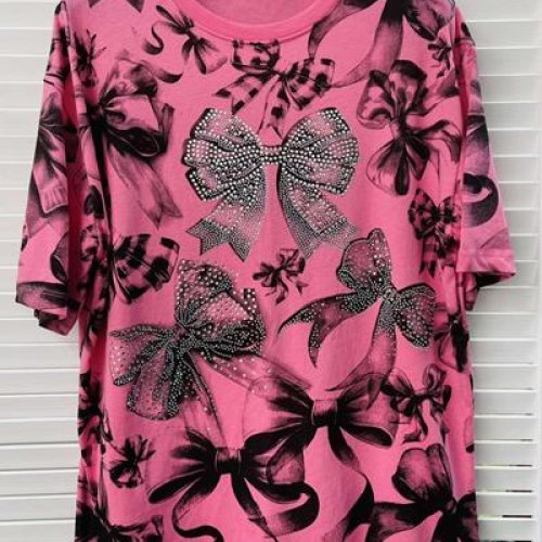 Футболка Karon (S-L) 7018 pink (лето) Karon 7018 pink