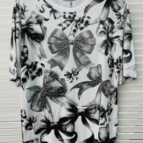 Футболка Karon (S-L) 7018 white (лето) Karon 7018 white