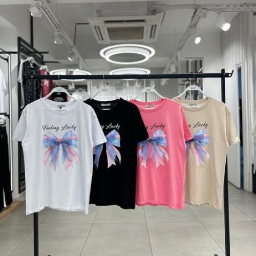 Футболка Karon (S-L) 7074 pink (лето) Karon 7074 pink