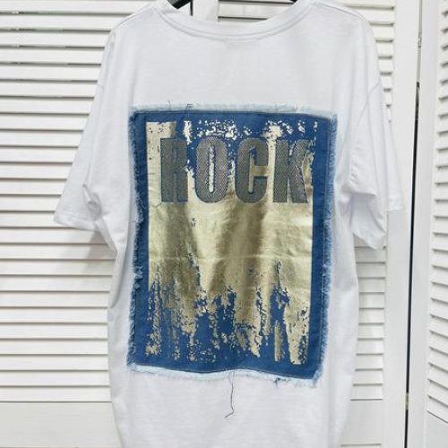 Футболка Karon (S-L) 7213 white-blue (лето) Karon 7213 white-blue