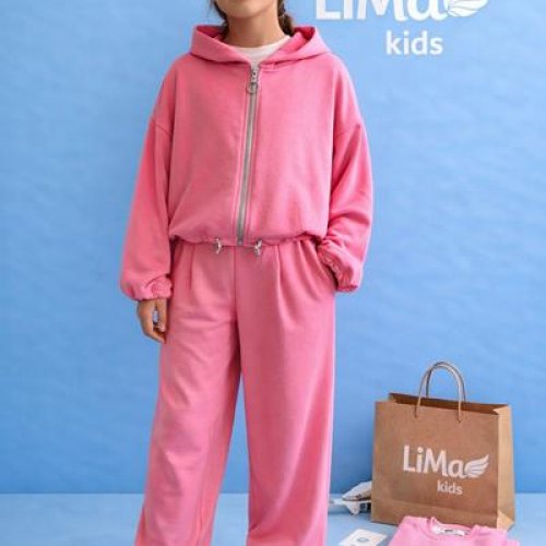Костюм спорт LiMa kids (134-158) 2604 pink (деми) LiMa kids 2604 pink