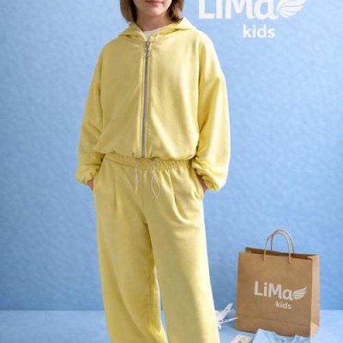 Костюм спорт LiMa kids (134-158) 2604 yellow (деми) LiMa kids 2604 yellow