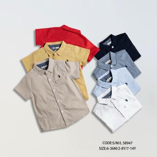 Рубашка Meloria (2-8) 58947 navy (лето) Meloria 58947 navy