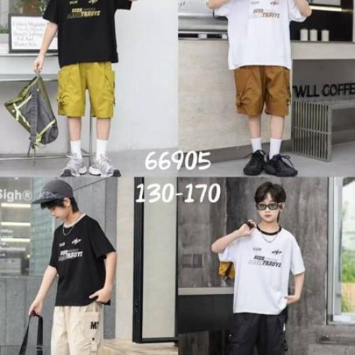 Костюм Meloria (130-170) 66905 white-black (лето) Meloria 66905 white-black