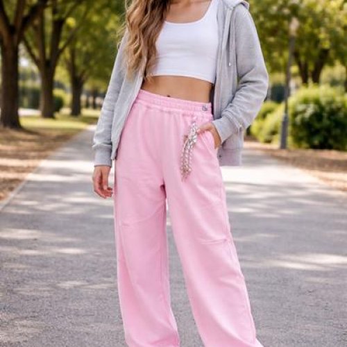 Штаны спорт Meloria (120-170) CK125 pink (деми) Meloria CK125 pink