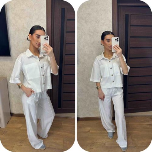 Костюм Valentina (42-48) 013 white (лето) Valentina 013 white