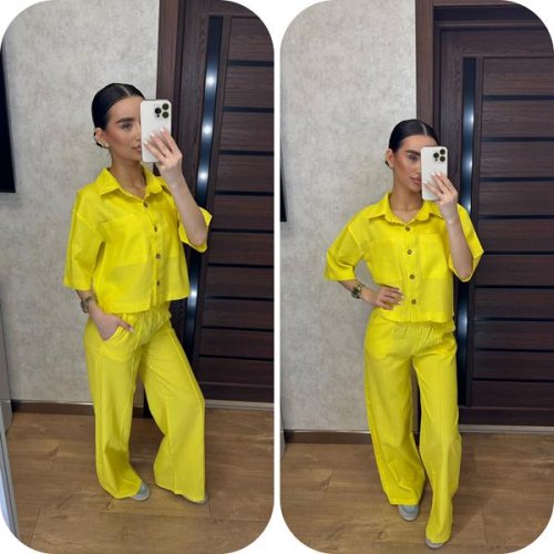 Костюм Valentina (42-48) 013 yellow (лето) Valentina 013 yellow