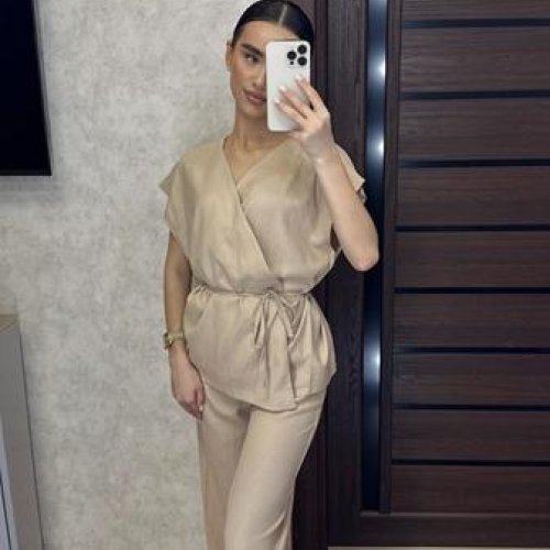 Костюм Valentina (42-52) 019 beige (лето) Valentina 019 beige