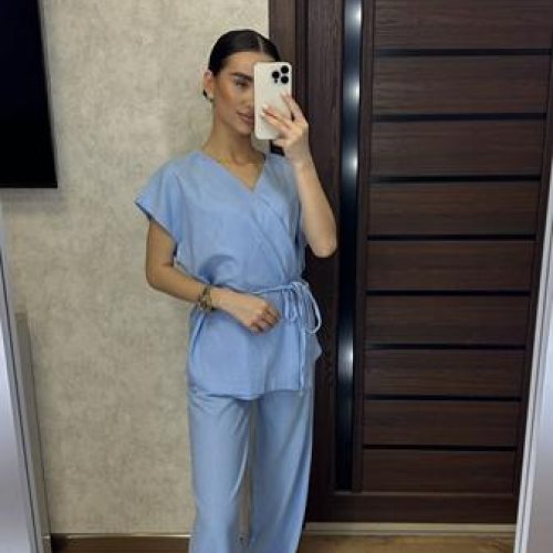 Костюм Valentina (42-52) 019 l.blue (лето) Valentina 019 l.blue