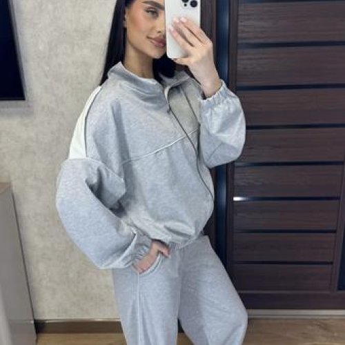 Костюм спорт Valentina (42-52) 109 l.grey (деми) Valentina 109 l.grey