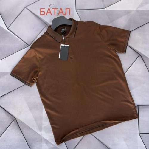 Футболка Rassul (XL-5XL) 66584 brown (лето) Rassul 66584 brown