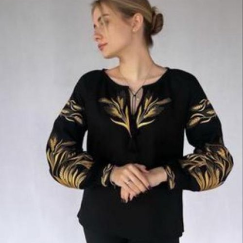 Вышиванка MMC clothes (46-52) 24049 black (деми) MMC clothes 24049 black