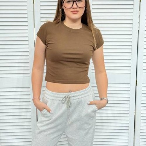 Топ MMC clothes (42-48) 7113 brown (лето) MMC clothes 7113 brown