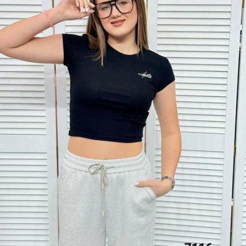 Топ MMC clothes (42-48) 7116 black (лето) MMC clothes 7116 black