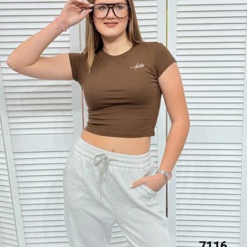 Топ MMC clothes (42-48) 7116 brown (лето) MMC clothes 7116 brown