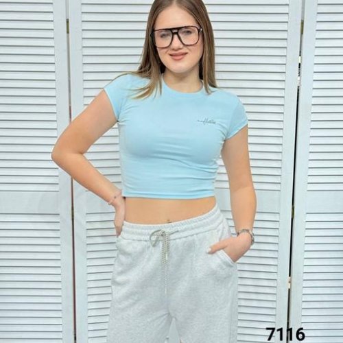 Топ MMC clothes (42-48) 7116 l.blue (лето) MMC clothes 7116 l.blue