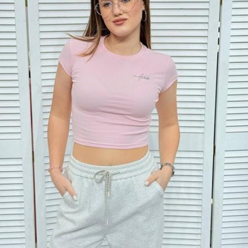 Топ MMC clothes (42-48) 7116 pink (лето) MMC clothes 7116 pink