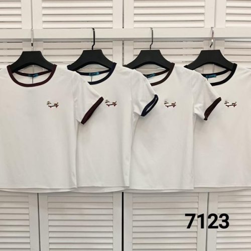 Футболка MMC clothes (42-48) 7123 white-d.green (лето) MMC clothes 7123 white-d.green