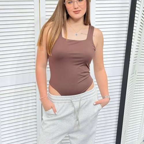 Боди MMC clothes (42-48) 7131 brown (лето) MMC clothes 7131 brown