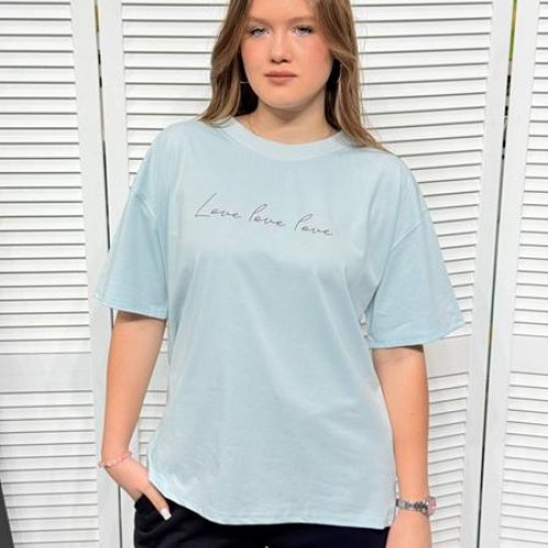 Футболка MMC clothes (46-52) 7313 l.blue (лето) MMC clothes 7313 l.blue