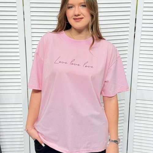 Футболка MMC clothes (46-52) 7313 pink (лето) MMC clothes 7313 pink