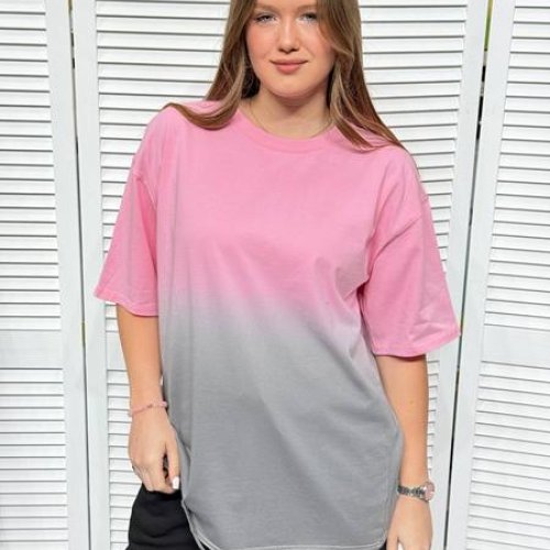 Футболка MMC clothes (46-52) 7314 pink-grey (лето) MMC clothes 7314 pink-grey