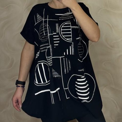 Футболка LeVisha (58-62) 25002 black (лето) LeVisha 25002 black