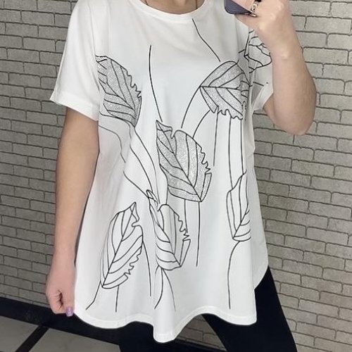 Футболка LeVisha (58-62) 25009 white (лето) LeVisha 25009 white