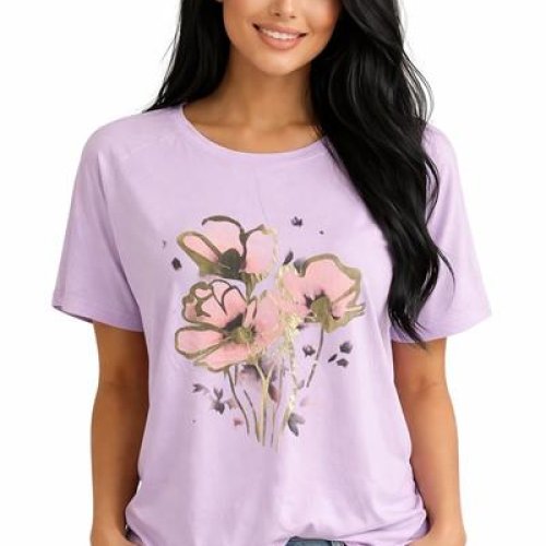 Футболка LeVisha (46-50) 25031 lilac (лето) LeVisha 25031 lilac