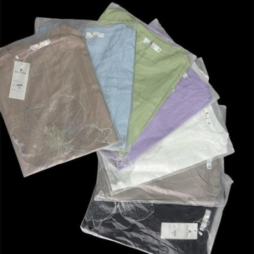 Футболка LeVisha (46-50) 25035 l.blue (лето) LeVisha 25035 l.blue