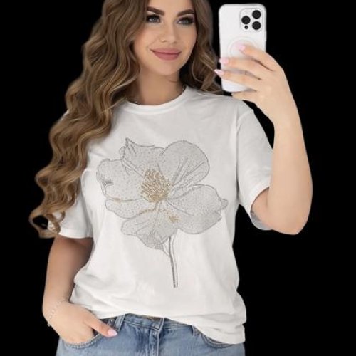 Футболка LeVisha (46-50) 25035 white (лето) LeVisha 25035 white