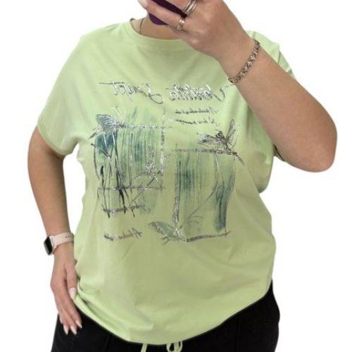Футболка LeVisha (XL-3XL) 25037 mint (лето) LeVisha 25037 mint